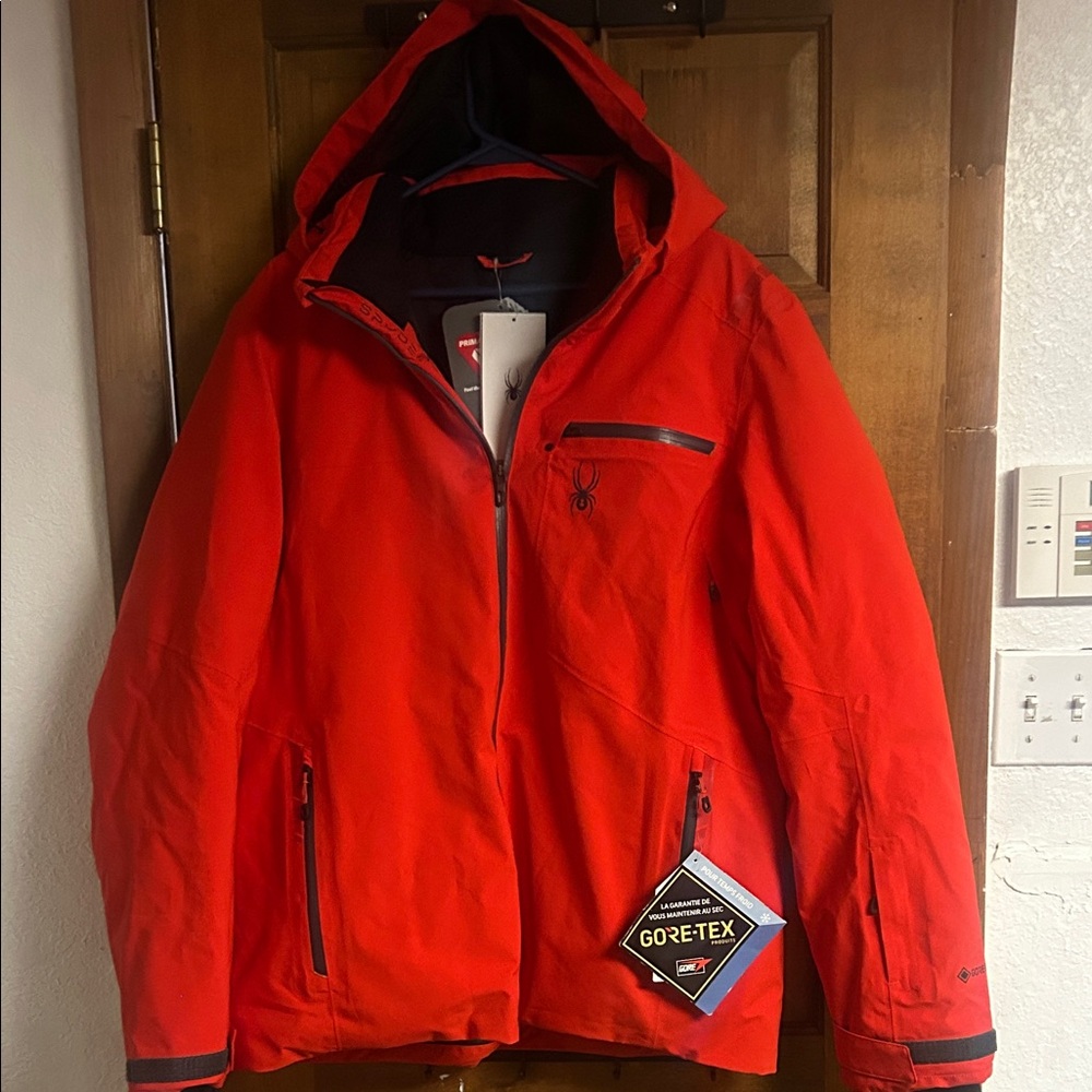 Spyder Men's Vibrant Red Ski Jacket